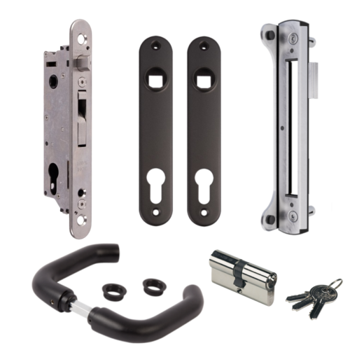Zestaw do furtki Locinox FIFTYSET-9005-BHM